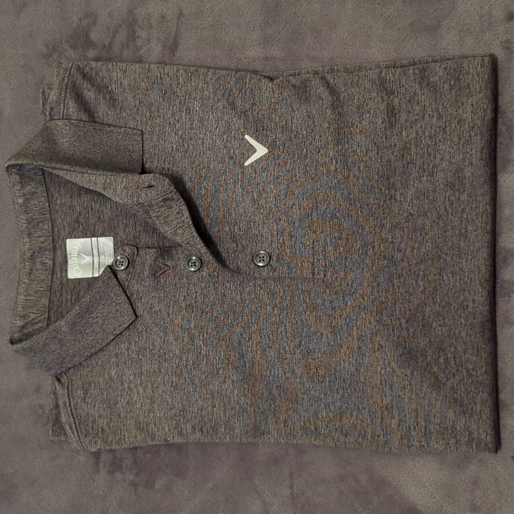Callaway Polo in Gray, Size Medium